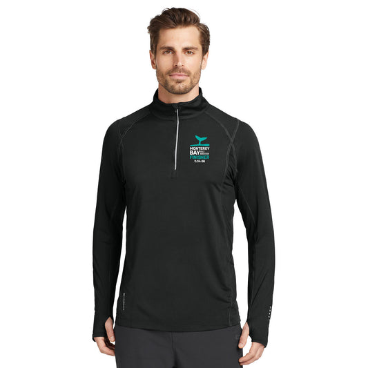 MONTEREY BAY HALF MARATHON FINISHER OGIO ENDURANCE NEXUS 1/4-ZIP PULLOVER - CUSTOMIZED WITH YOUR TIME