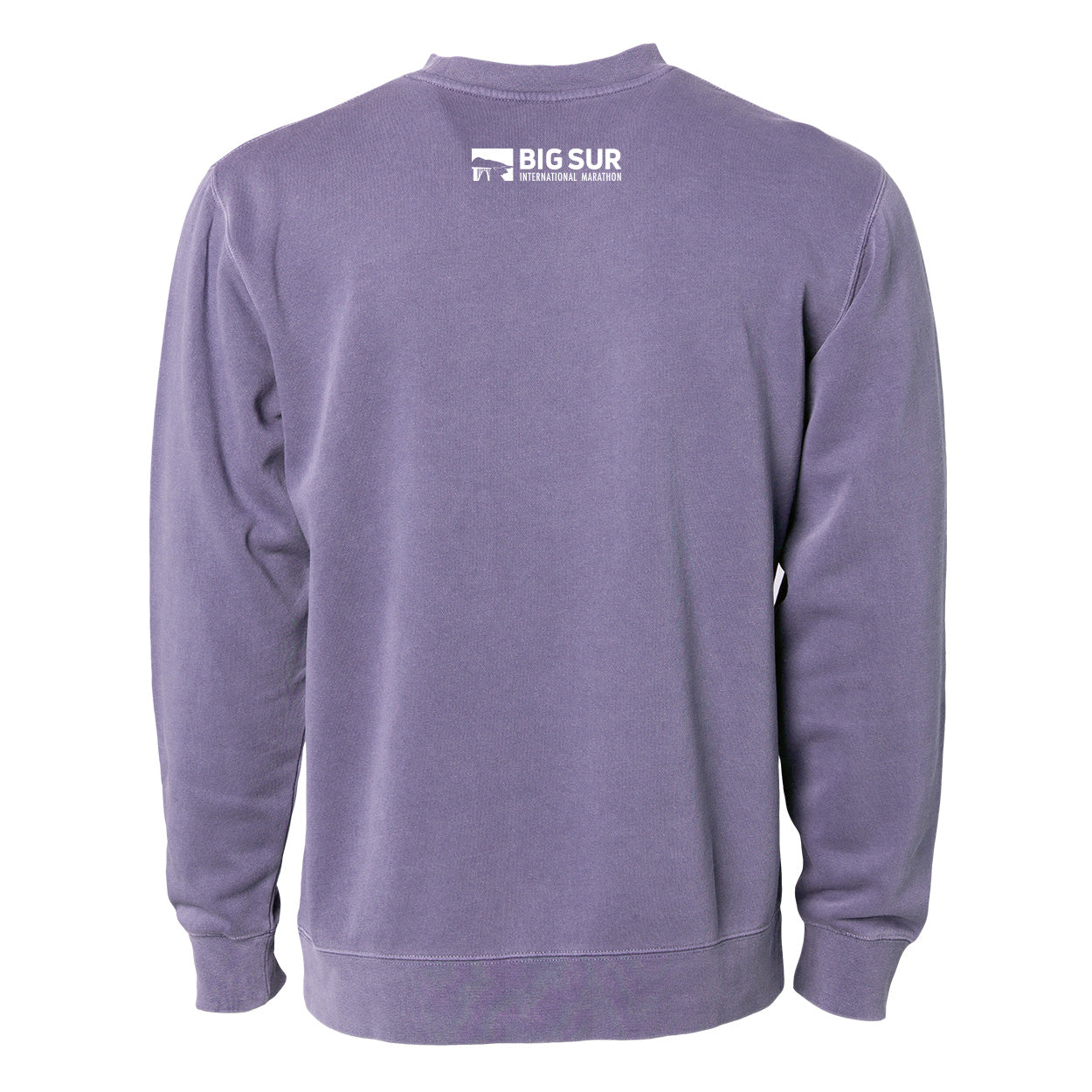 BSIM Adult Pigment-Dyed Crew -Plum- Label