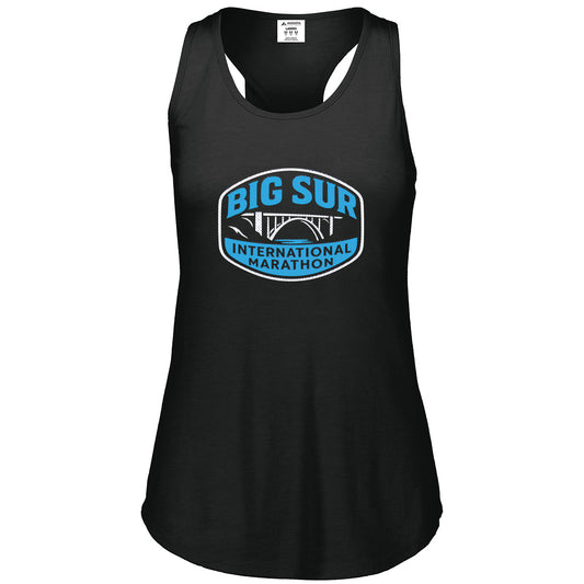 BSIM Women's Lux Triblend Tank -Black- Label