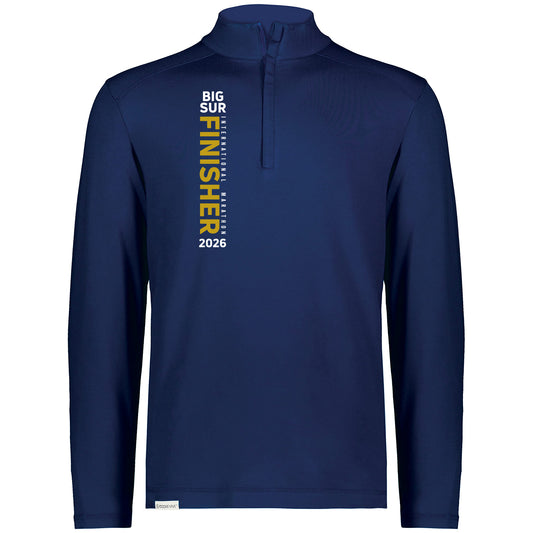 BSIM Men's Suede Knit 1/2 Zip -Navy- 2026 Finisher