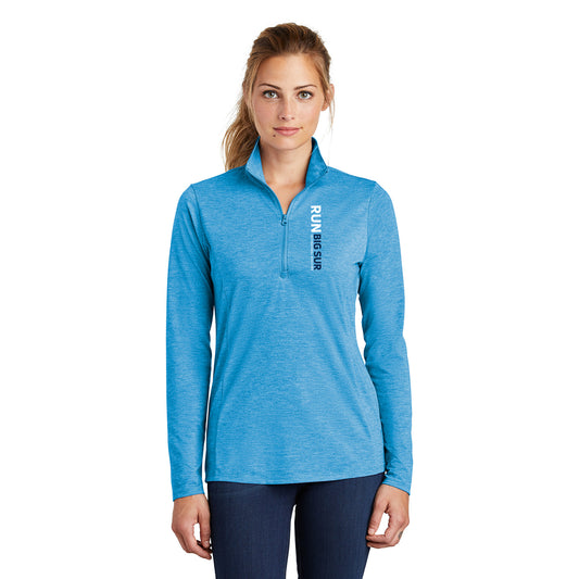 BSIM Women's Tech 1/4 Zip -Pond Blue- LCP