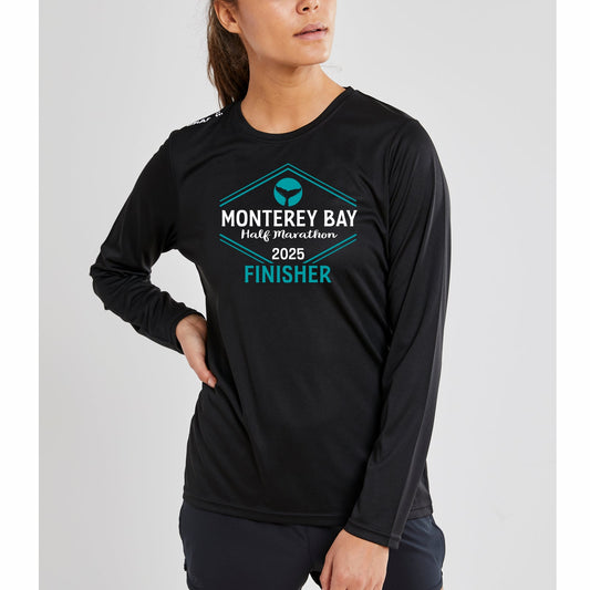 MBH Women's LS Tech CRAFT Tee -Black- Finisher Course