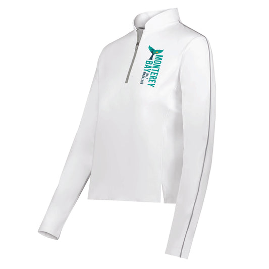 MBH Women's Tech Eco 1/4 Zip -White- LCP
