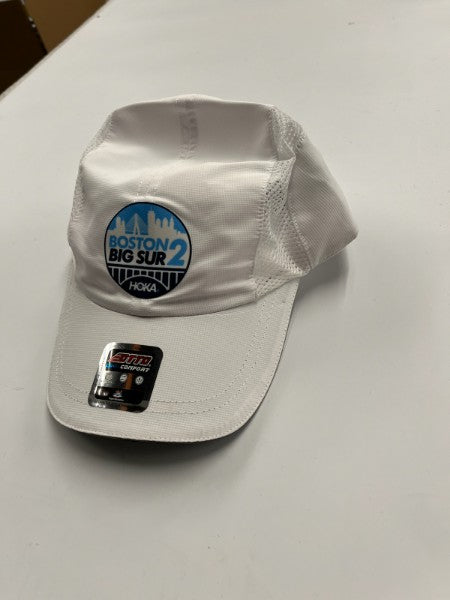 Cap - Tech Mesh Vent -White- Boston 2 Big Sur Logo BSIM