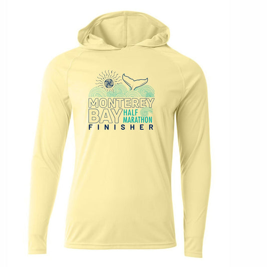 MBH Unisex LS Sun Hoody -Light Yellow- Finisher