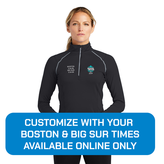 B2BS Women's Tech OGIO 1/4 Zip -Blacktop- 2024 Finisher