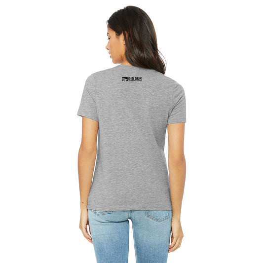 BSIM Women's Relaxed Tee -Athletic Heather- Label