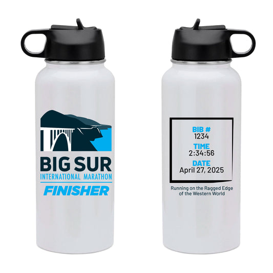 BSIM 2025 Finisher Water Bottle -White 32 OZ