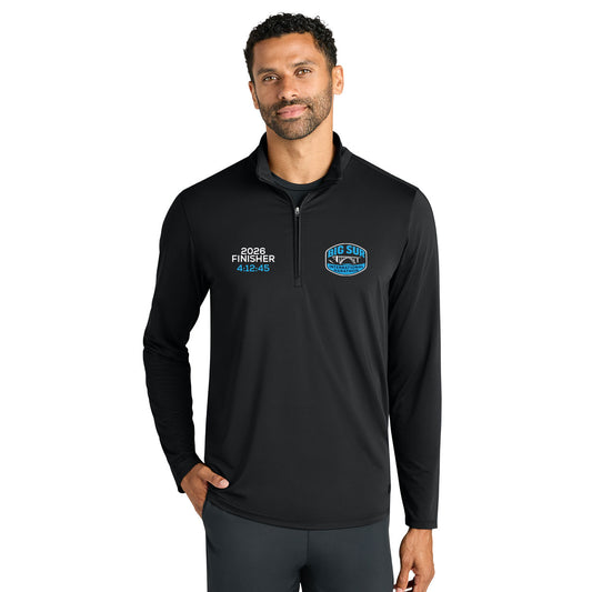 BIG SUR MARATHON FINISHER OGIO REGAIN 1/4-ZIP - CUSTOM EMBROIDERY WITH YOUR TIME
