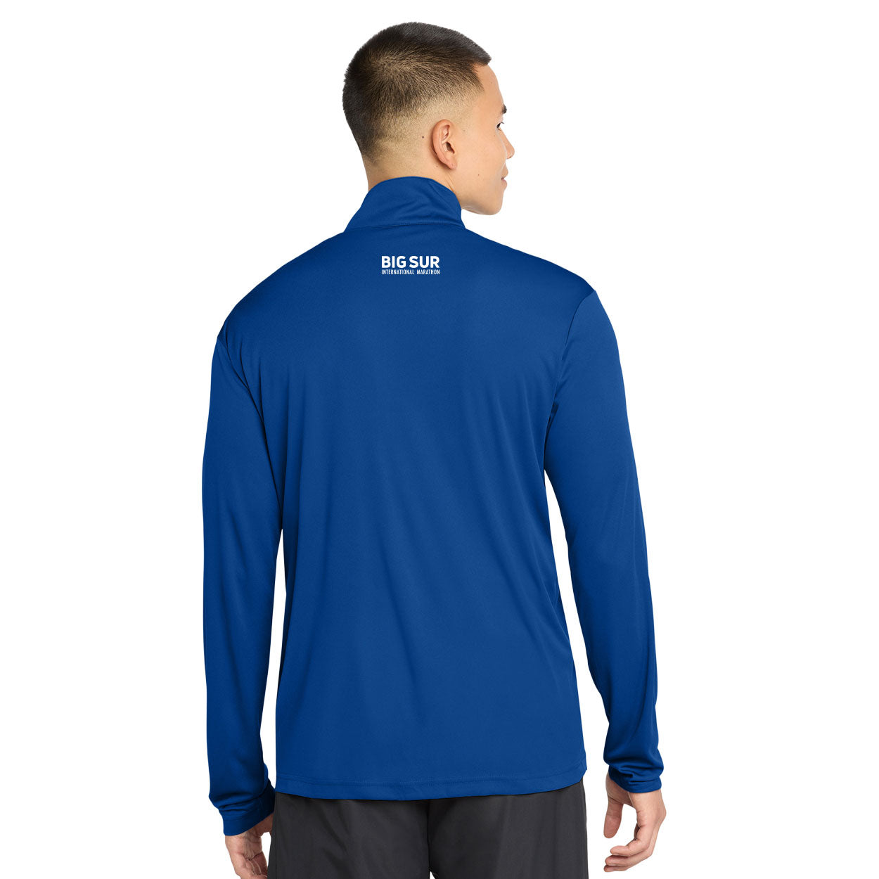 BIG SUR MARATHON FINISHER POSICHARGE¨ COMPETITOR 1/4-ZIP PULLOVER - CUSTOM EMBROIDERY WITH YOUR TIME
