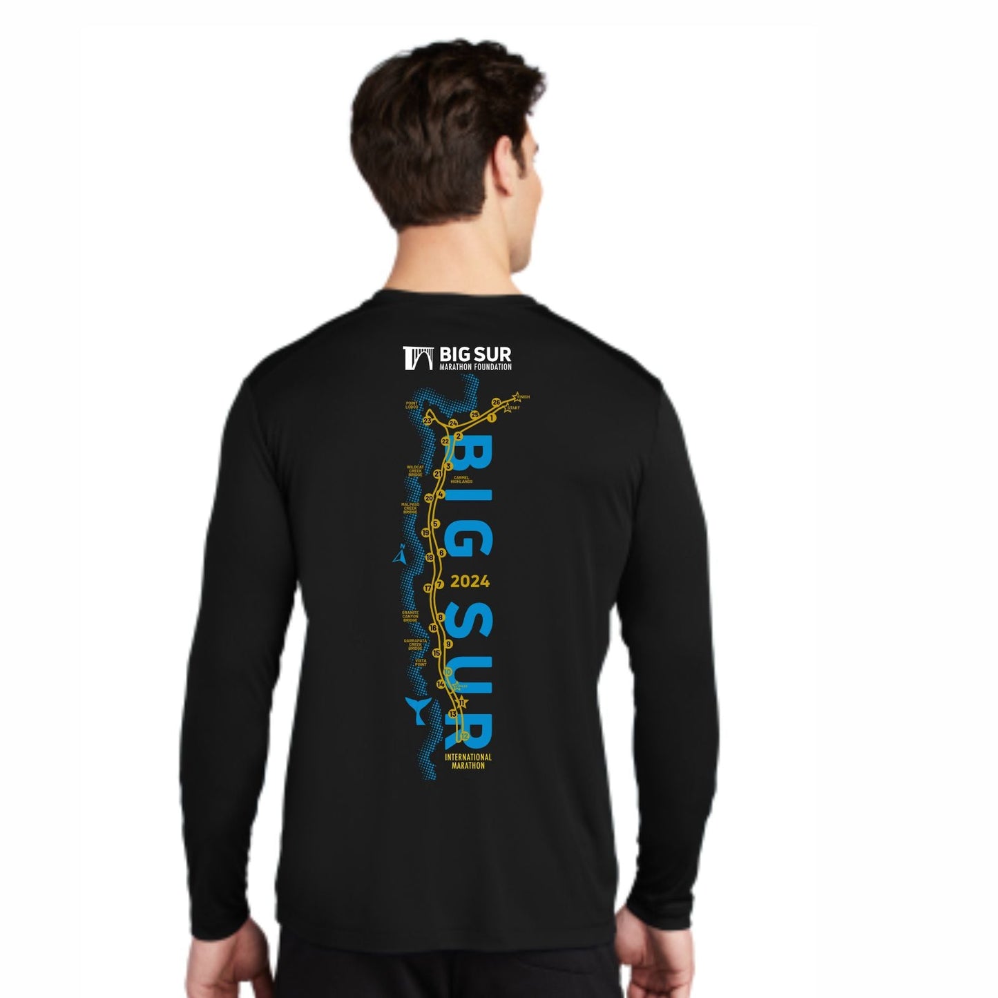 BSIM Men's LS Tech UPF Tee -Black- 2024 Finisher