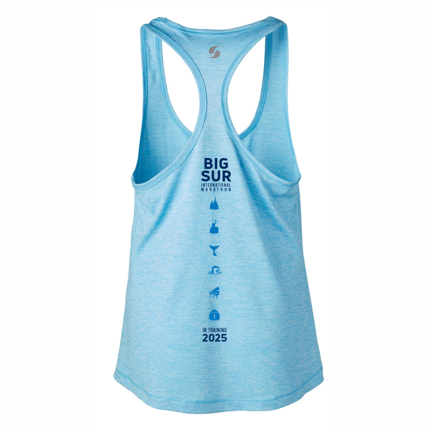 BSIM Women's Tech Singlet -Surf Heather- 2025 In Training