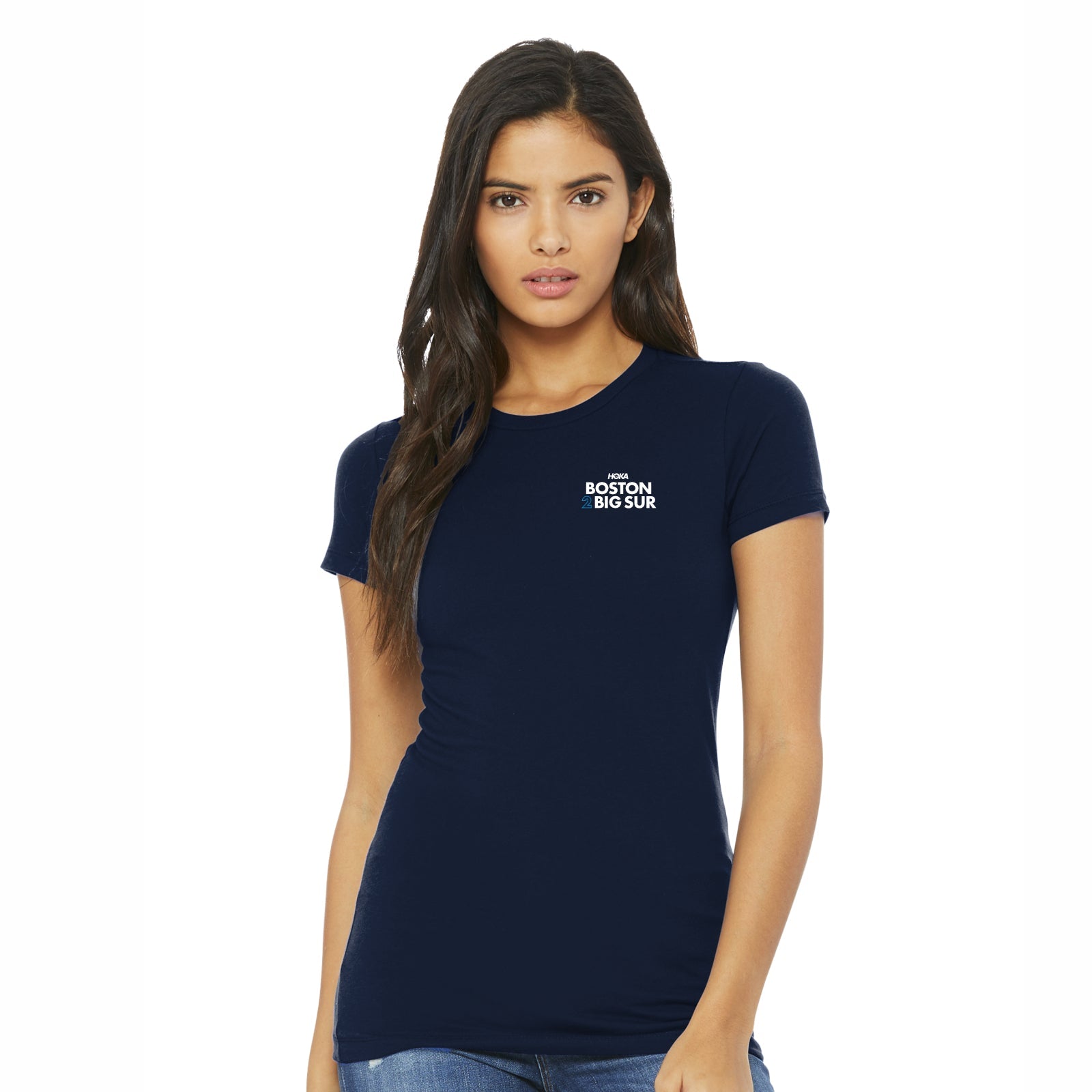 B2BS Women's Slim Fit Tee -Navy- LCP