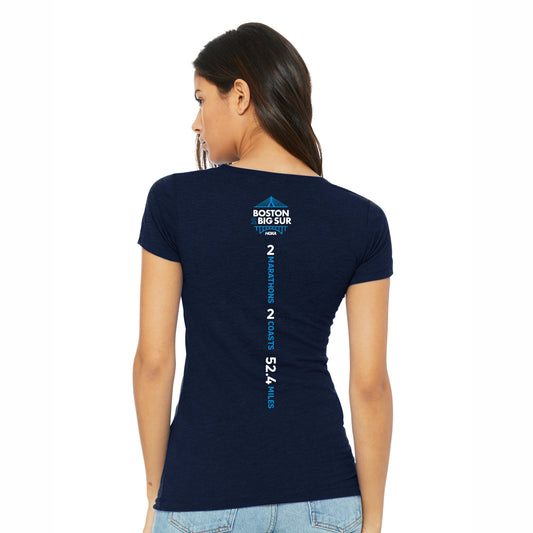 B2BS Women's Slim Fit Tee -Navy- LCP