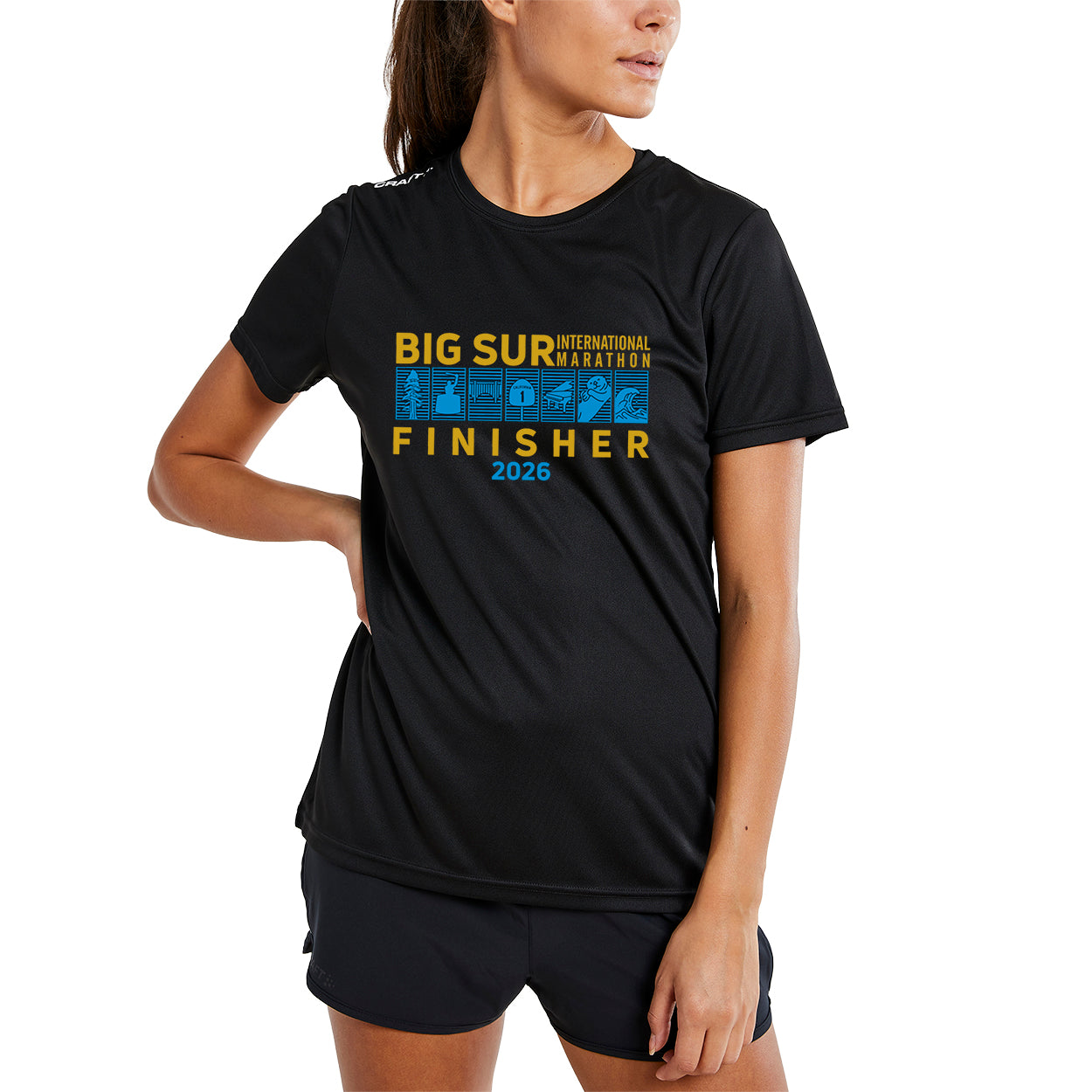 BSIM Women's Tech CRAFT Tee -Black- 2026 Finisher