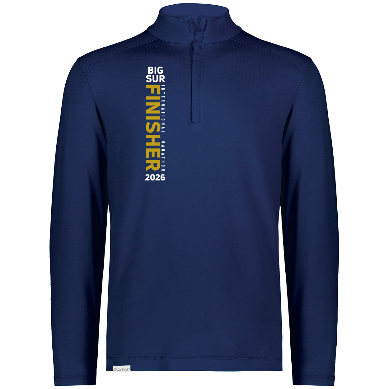 BSIM Men's Suede Knit 1/2 Zip -Navy- 2026 Finisher