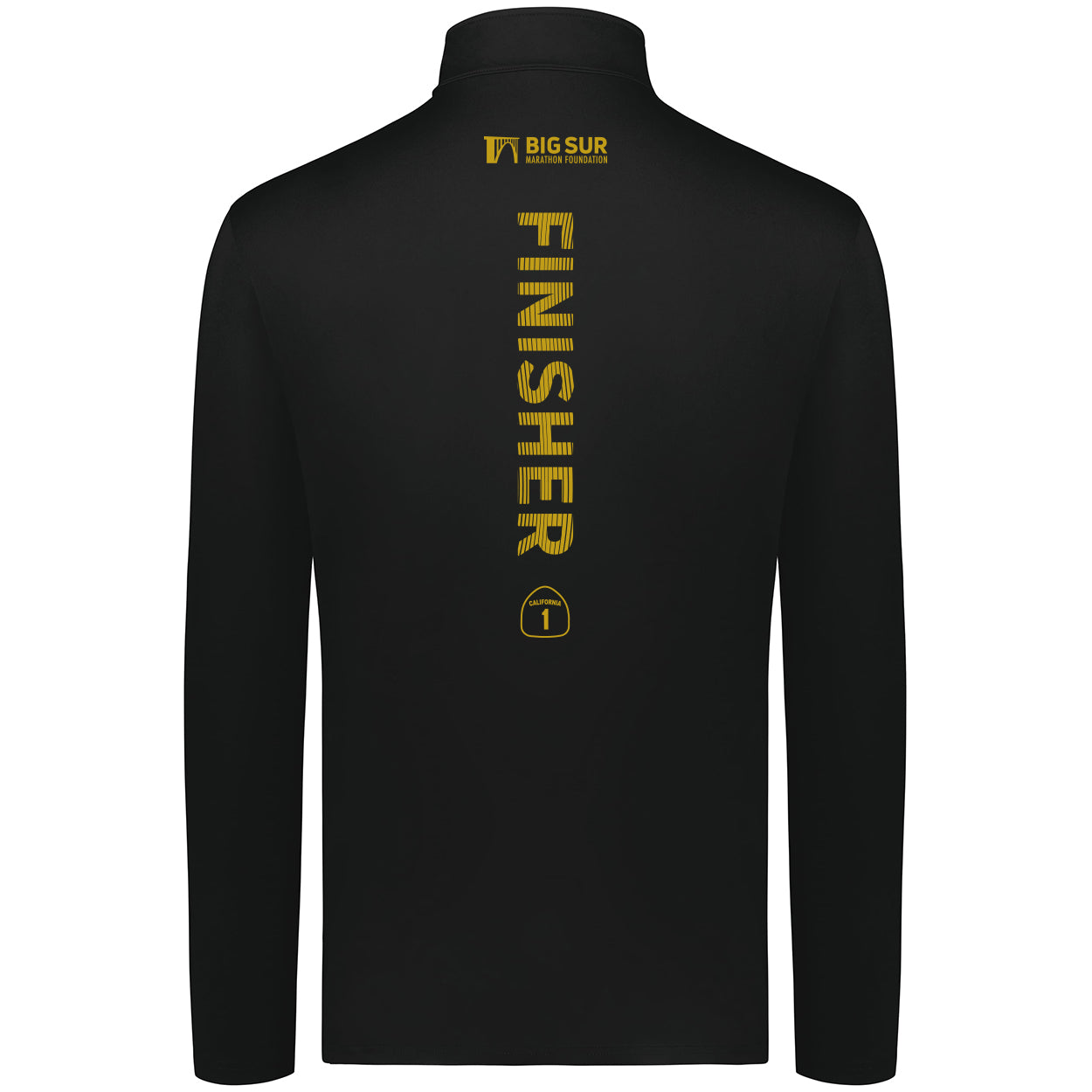 BSIM Men's UPF50 1/4 Zip -Black- 2026 Finisher
