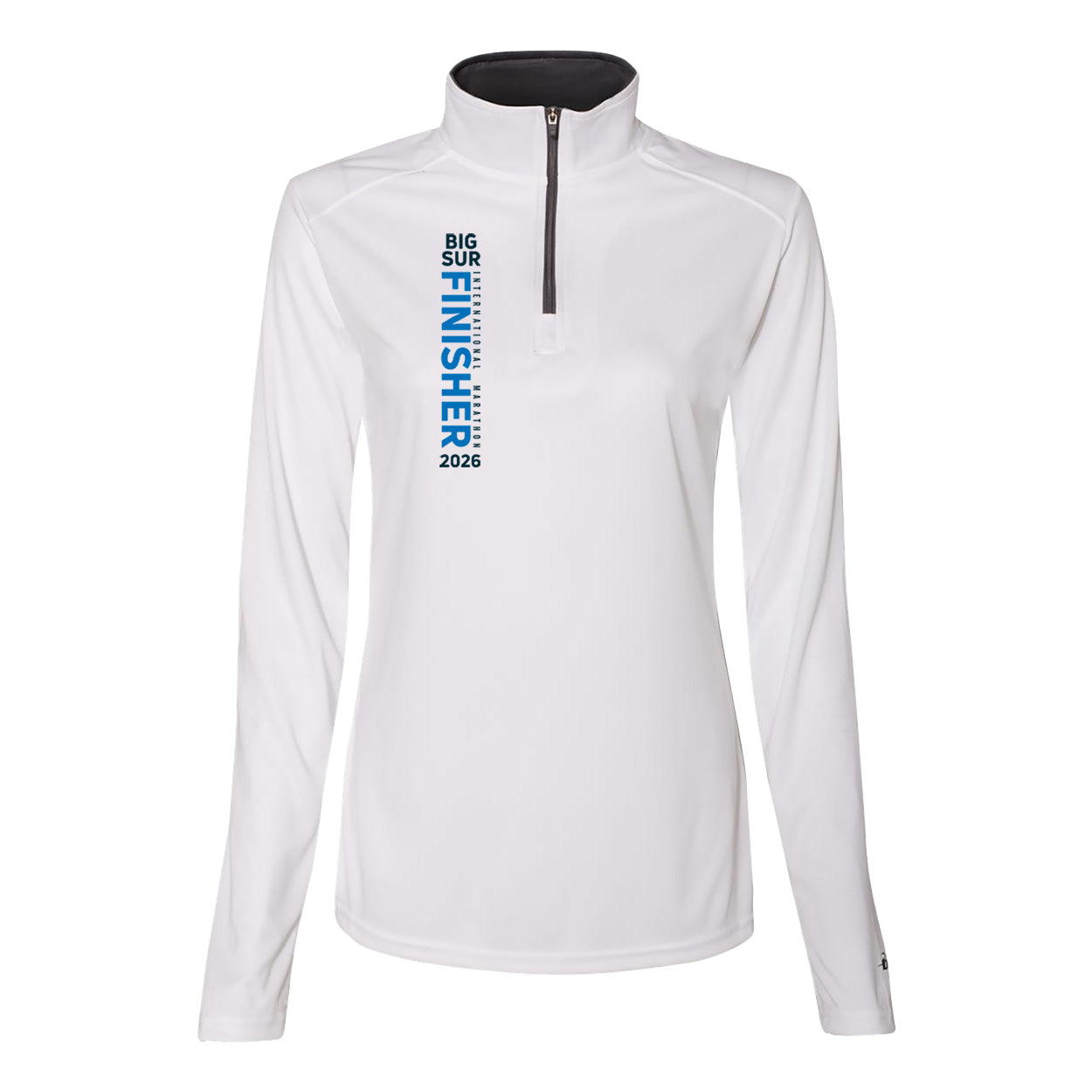 BSIM Women's Tech 1/4 Zip -White- 2026 Finisher