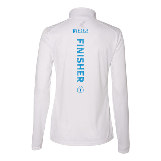 BSIM Women's Tech 1/4 Zip -White- 2026 Finisher