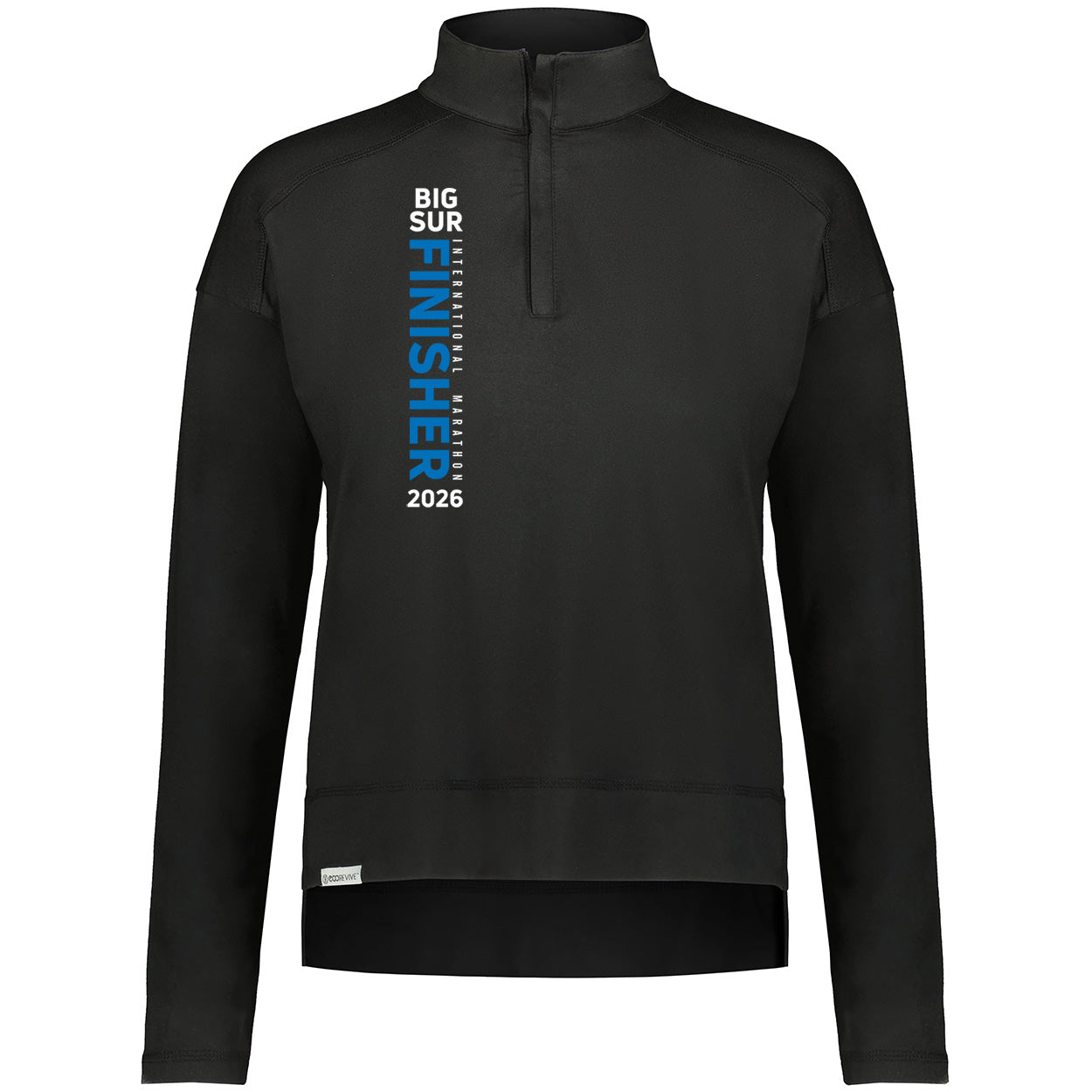 BSIM Women's Suede Knit 1/2 Zip -Black- 2026 Finisher