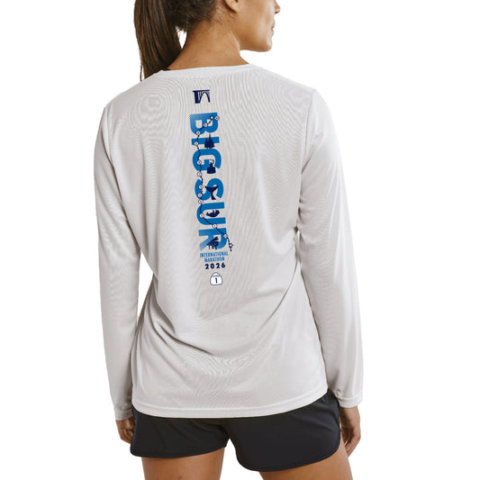 BSIM Women's LS Tech CRAFT Tee -White- 2026 Course