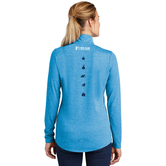 BSIM Women's Tech 1/4 Zip -Pond Blue- LCP