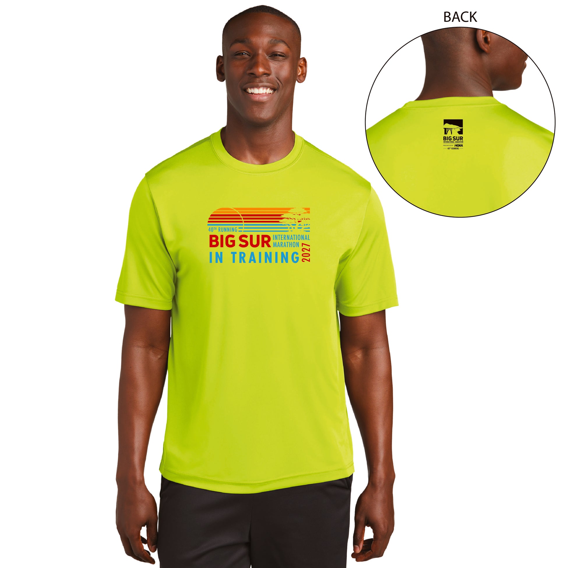 BSIM Men's Tech Tee -Hi Viz- 2027 In Training