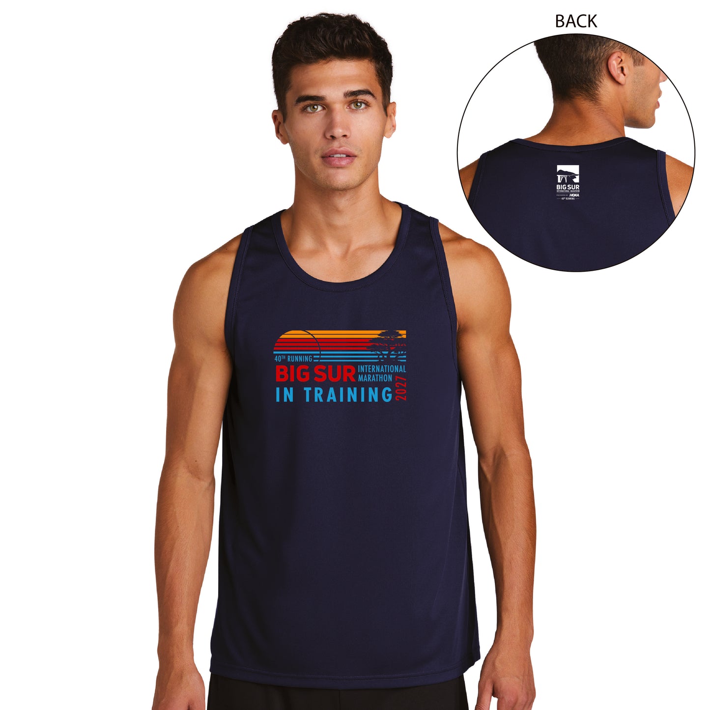 BSIM Men's Tech Tank -Navy- 2027 In Training