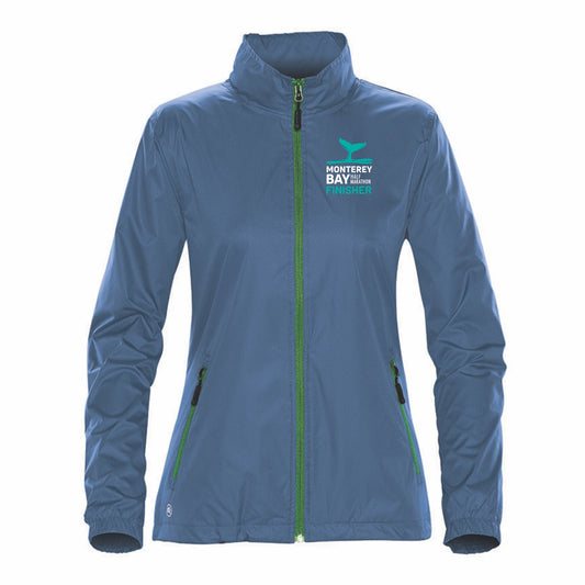 MBH Women's DWR Zip Shell -Nightshadow- Finisher Embr.