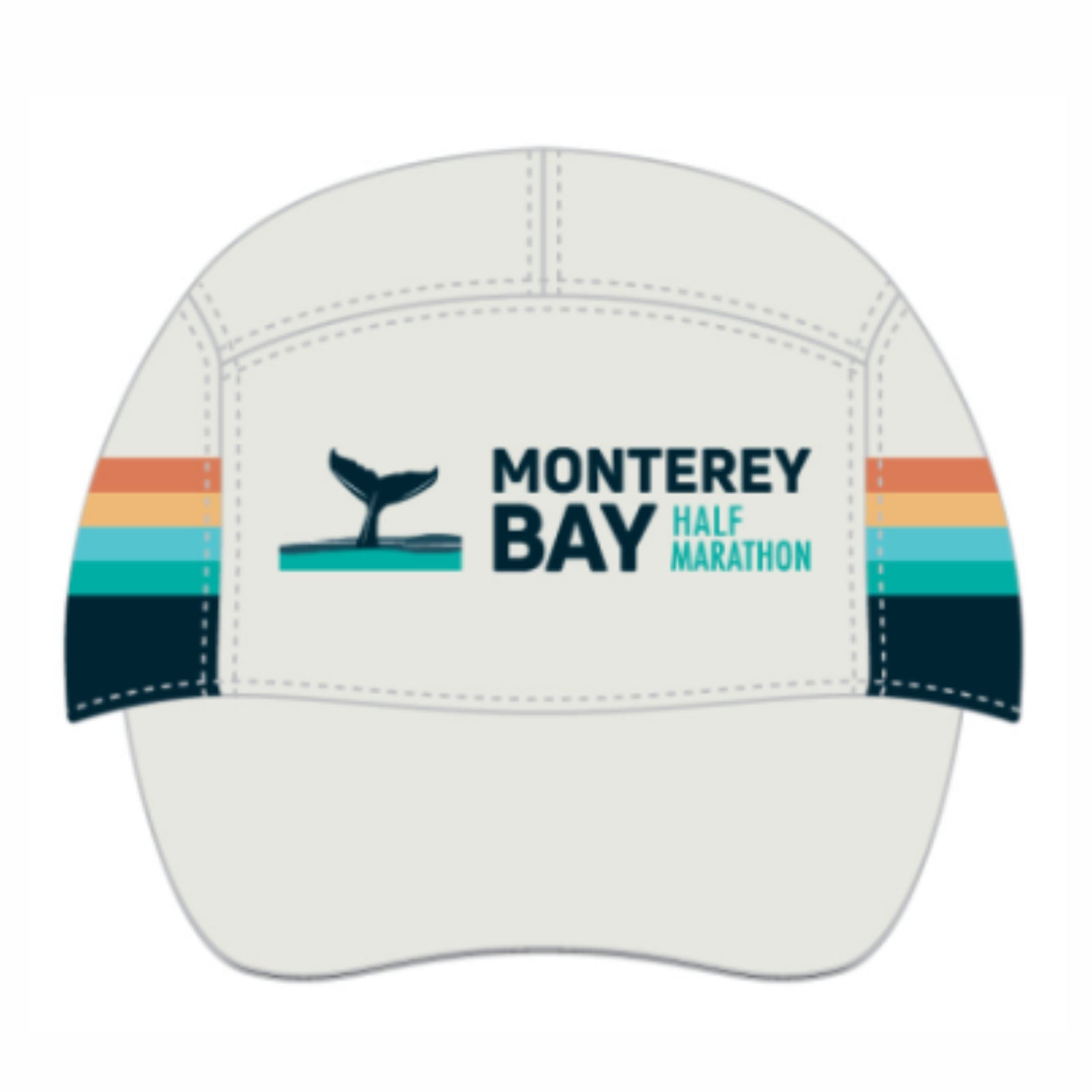 MBH Cap - Run Tech -Cream/Stripes- Whaletail