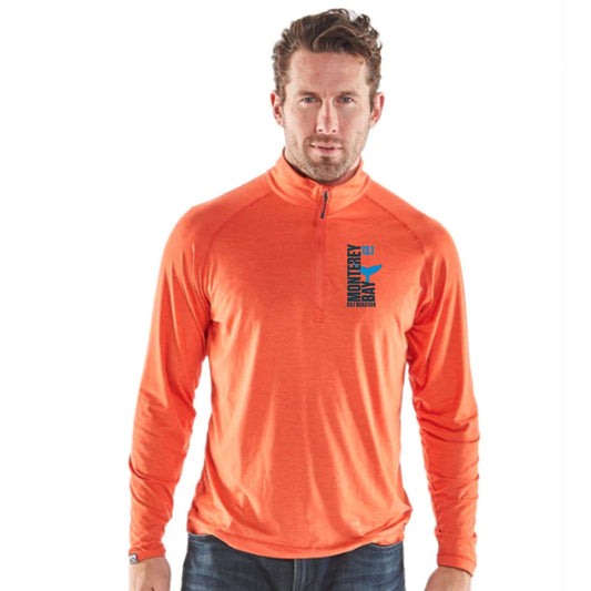 MBH Men's Sueded Eco 1/4 Zip -Orange- LCP