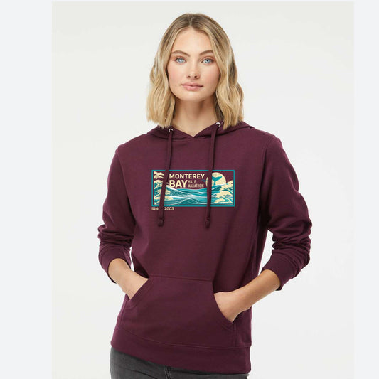 MBH Women's Fleece Hoody -Blackberry- Waterfront