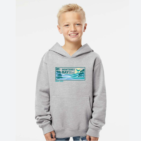 MBH Youth Fleece Hoody -Heather Grey- Waterfront