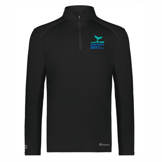MBH Men's UPF50 1/4 Zip -Black- Embroidery