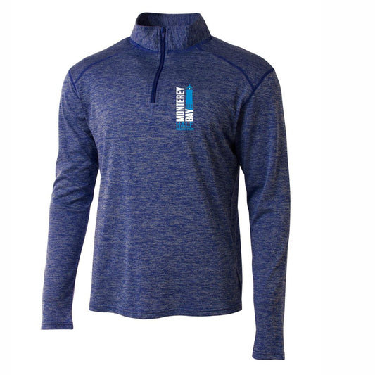 MBH Men's Space-Dye 1/4 Zip -Royal- LCP