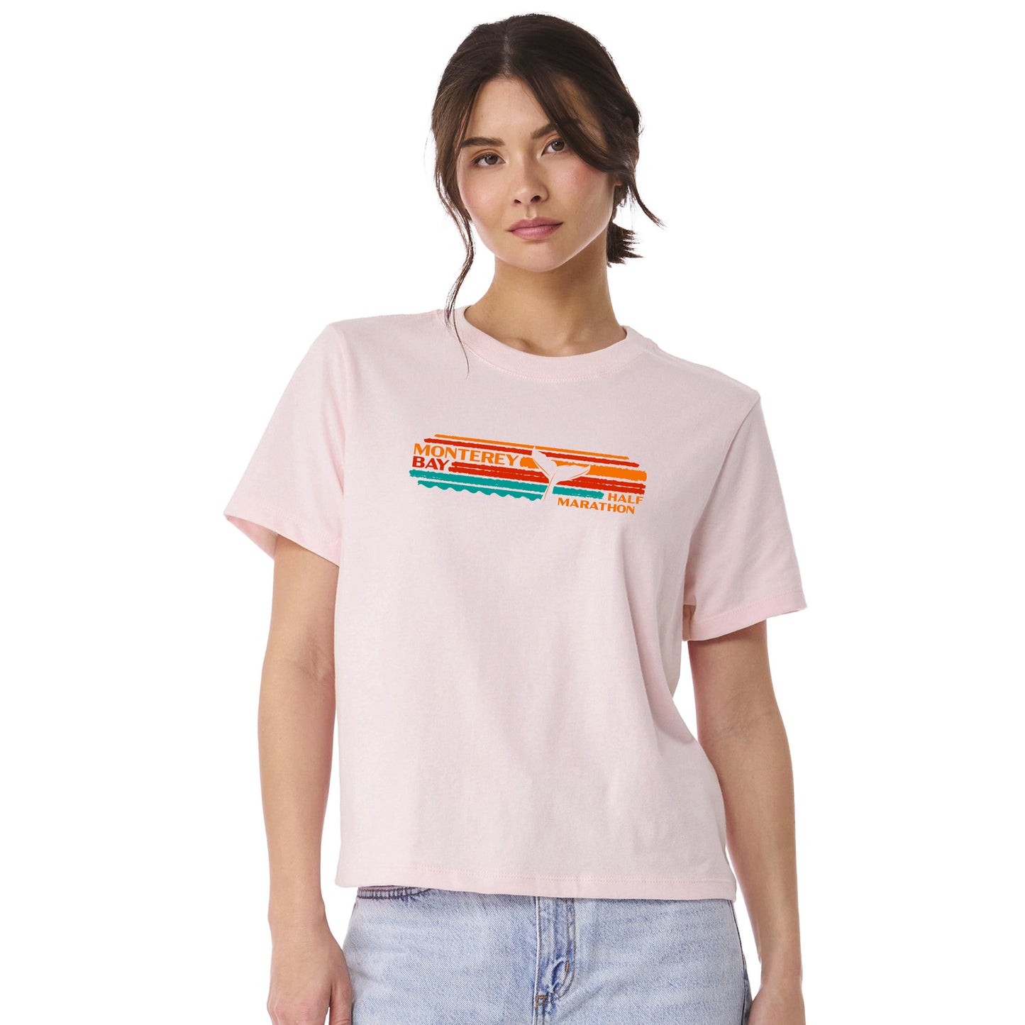 MBH Women's Heavyweight Tee -Soft Pink- Horizon