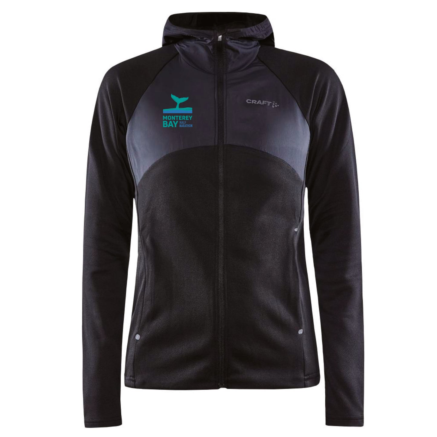 MBH Women's CRAFT Hooded Jacket -Black- Embr.