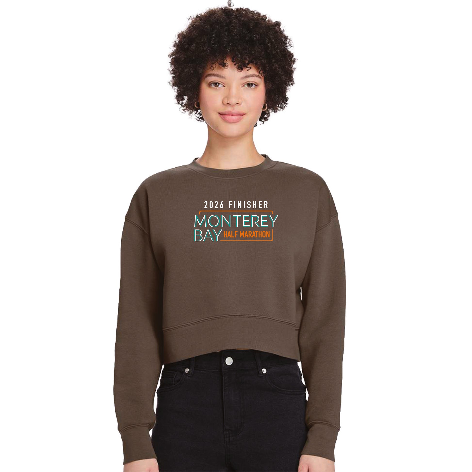 MBH Women's Crop Fleece Crew -Coffee- 2026 Finisher