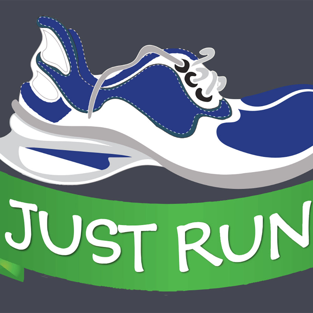 Just Run! Runner's Cap, Charcoal - BSIM