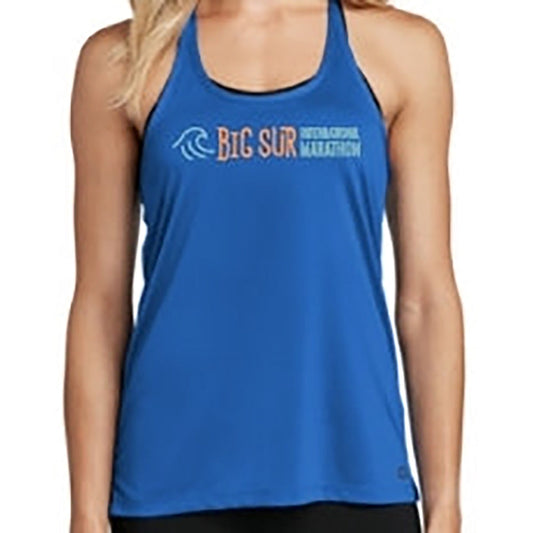 Big Sur International Marathon Endurance Level Mesh Tank, Electric Blue - BSIM Store