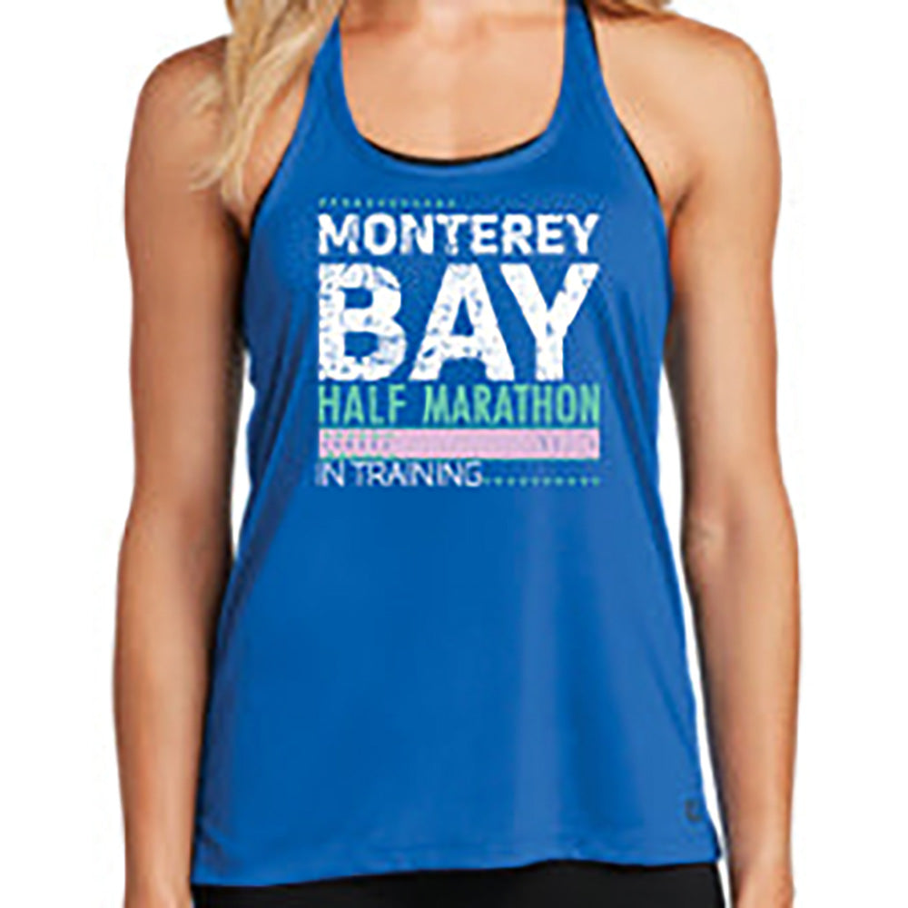 Monterey Bay Half Marathon Endurance Level Mesh Tank, Electric Blue - BSIM Store