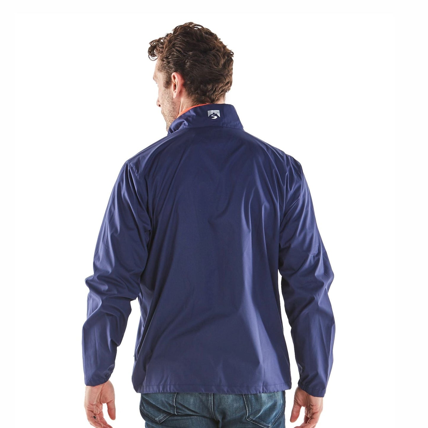 MBH Men's Lightweight Zip Eco Jacket -Navy- Embroidery